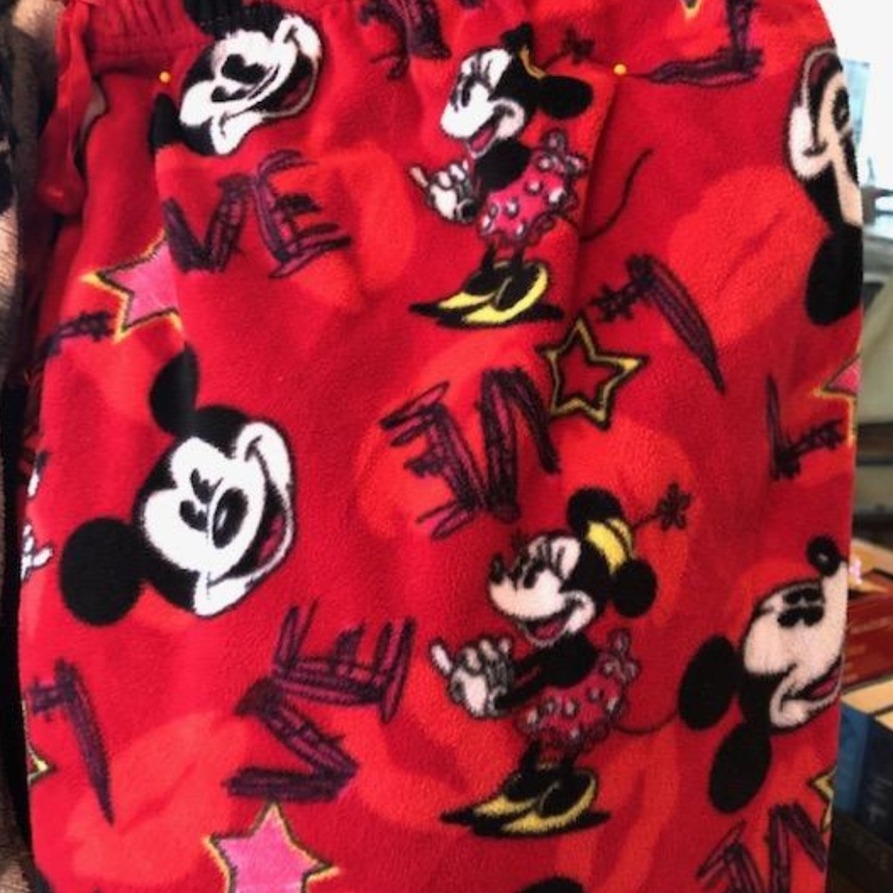 2pr PJ pants 1 Disney! Gently worn, cozy!  XL